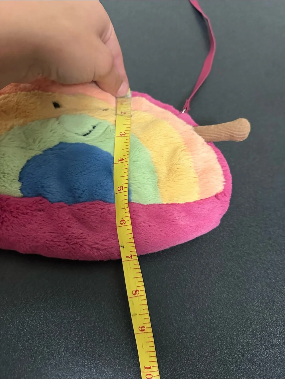 Jellycat Amuseables Rainbow Bag Zipper Crossbody